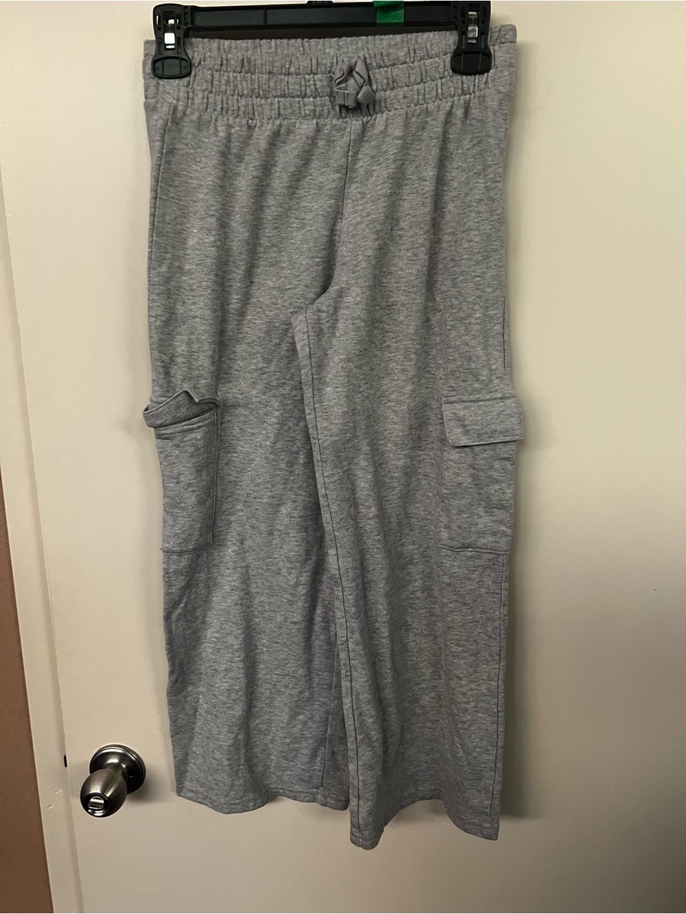wonder nation Grey Cargo Sweatpants with Drawstring